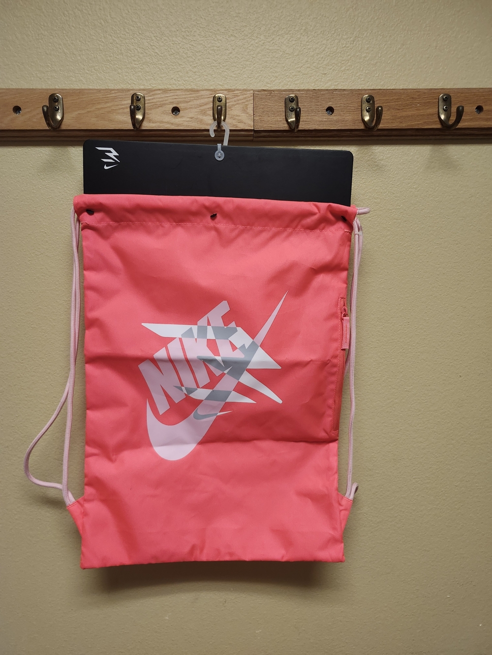 Fluorecent Pink  Nike Drawstring Gym Sack